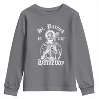 Saint Patrick Is My Homeboy Youth Sweatshirt Funny St Patricks Day