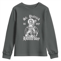 Saint Patrick Is My Homeboy Youth Sweatshirt Funny St Patricks Day