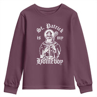 Saint Patrick Is My Homeboy Youth Sweatshirt Funny St Patricks Day
