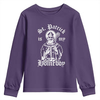 Saint Patrick Is My Homeboy Youth Sweatshirt Funny St Patricks Day