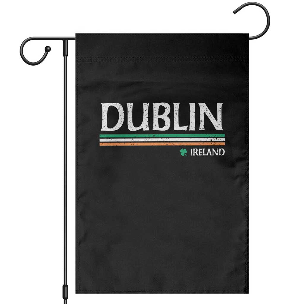 Dublin Ireland Garden Flag Ireland Flag Souvenirs St Patricks Day Shamrock