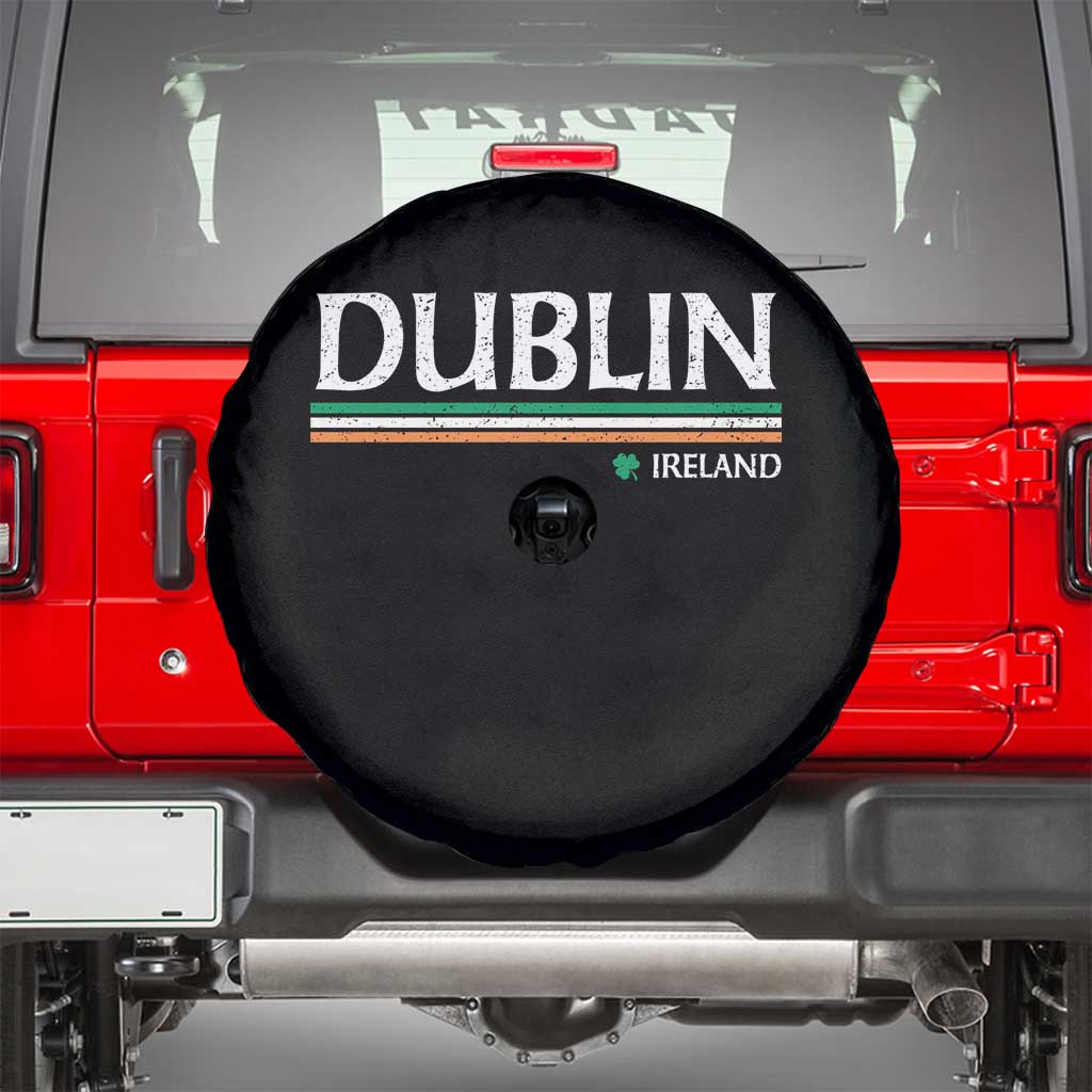 Dublin Ireland Spare Tire Cover Ireland Flag Souvenirs St Patricks Day Shamrock