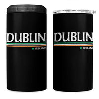 Dublin Ireland 4 in 1 Can Cooler Tumbler Ireland Flag Souvenirs St Patricks Day Shamrock