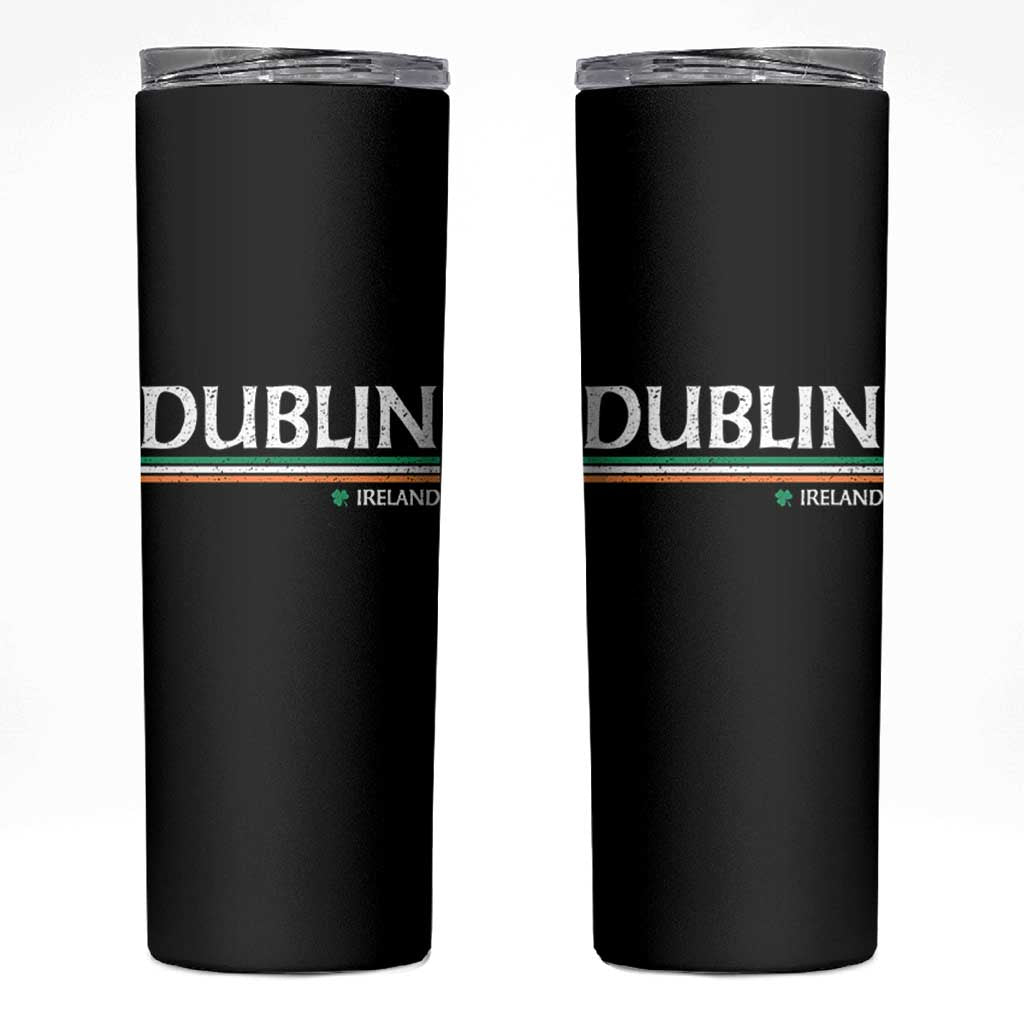 Dublin Ireland Skinny Tumbler Ireland Flag Souvenirs St Patricks Day Shamrock