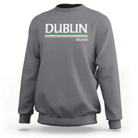 Dublin Ireland Sweatshirt Ireland Flag Souvenirs St Patricks Day Shamrock