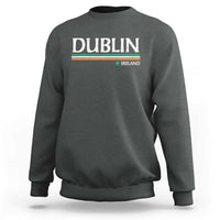 Dublin Ireland Sweatshirt Ireland Flag Souvenirs St Patricks Day Shamrock