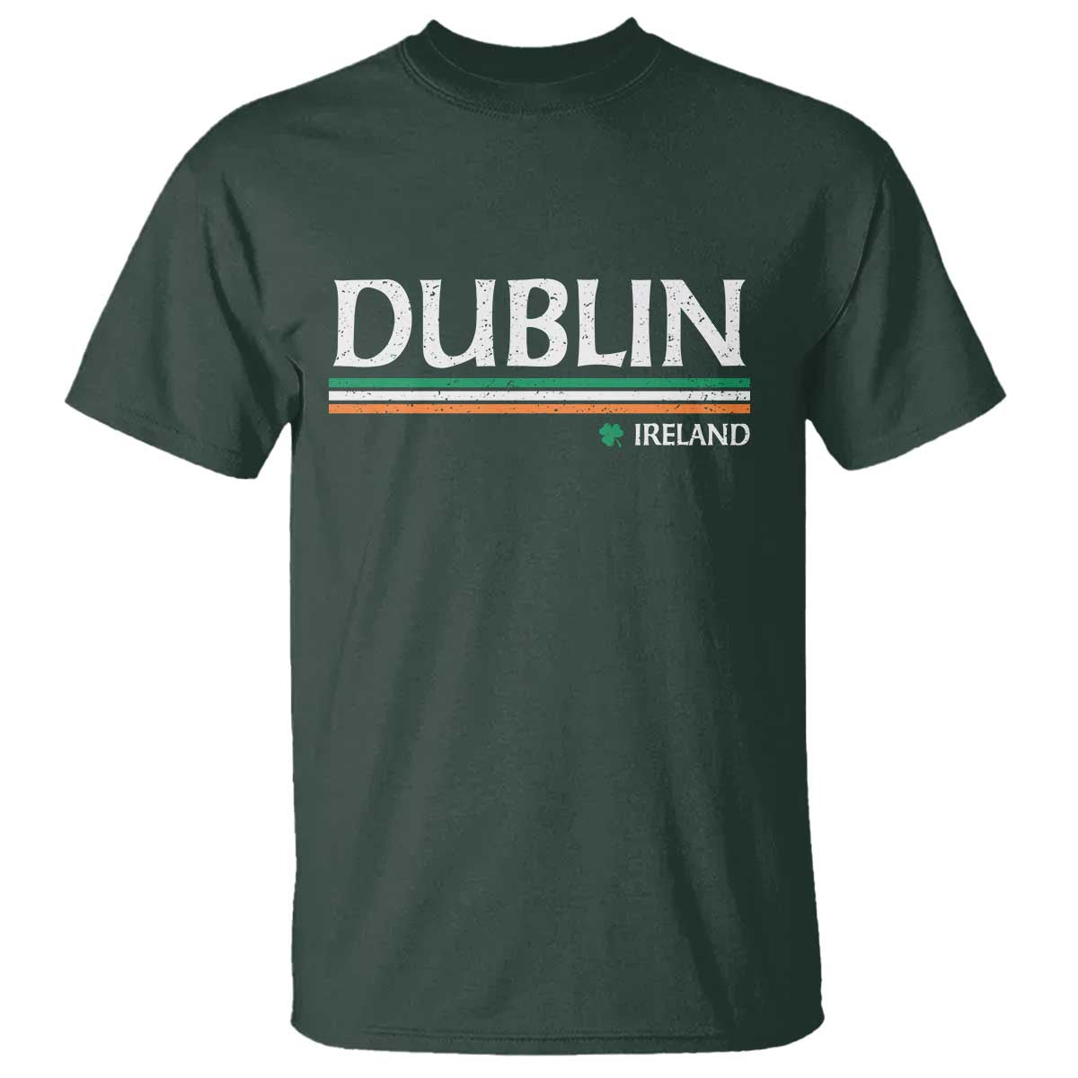 Dublin Ireland T Shirt Ireland Flag Souvenirs St Patricks Day Shamrock