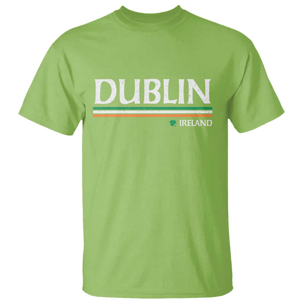 Dublin Ireland T Shirt Ireland Flag Souvenirs St Patricks Day Shamrock