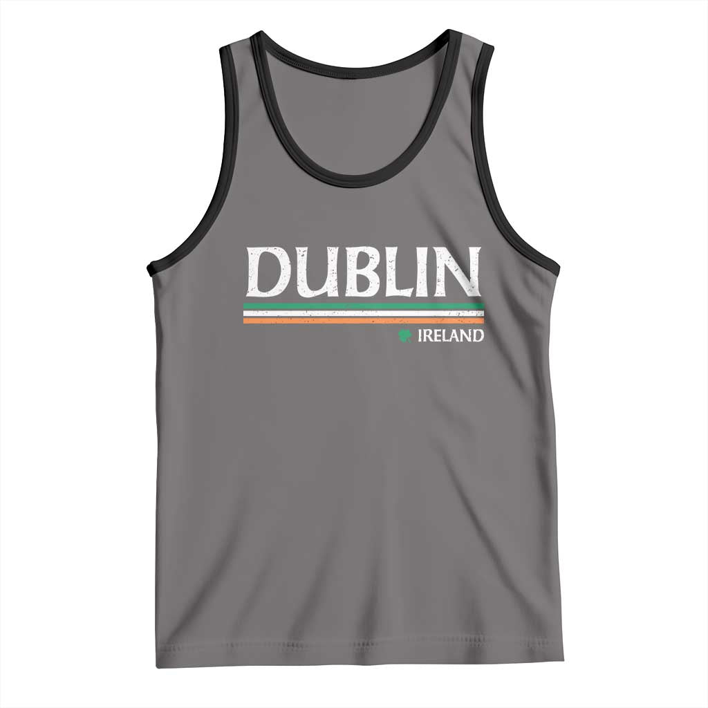 Dublin Ireland Tank Top Ireland Flag Souvenirs St Patricks Day Shamrock