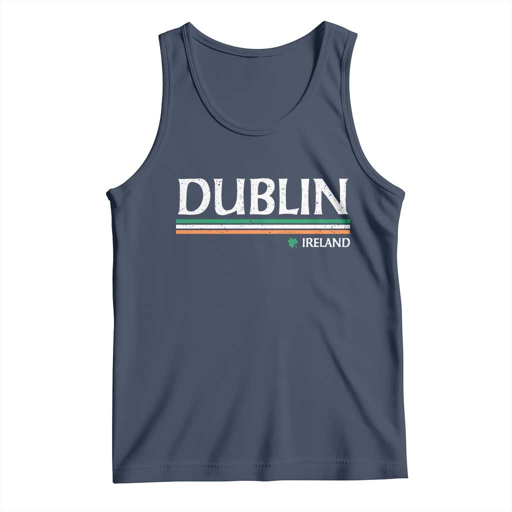 Dublin Ireland Tank Top Ireland Flag Souvenirs St Patricks Day Shamrock