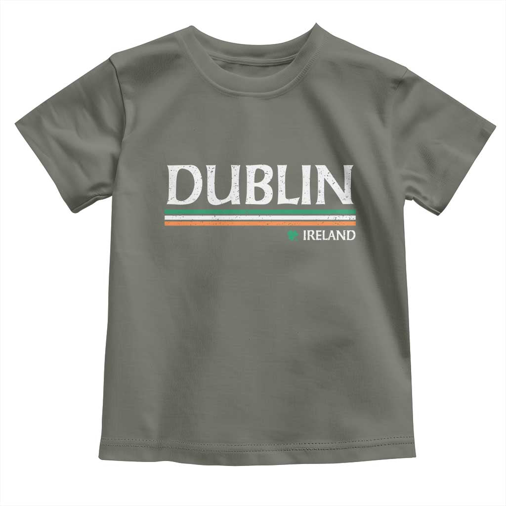 Dublin Ireland Toddler T Shirt Ireland Flag Souvenirs St Patricks Day Shamrock