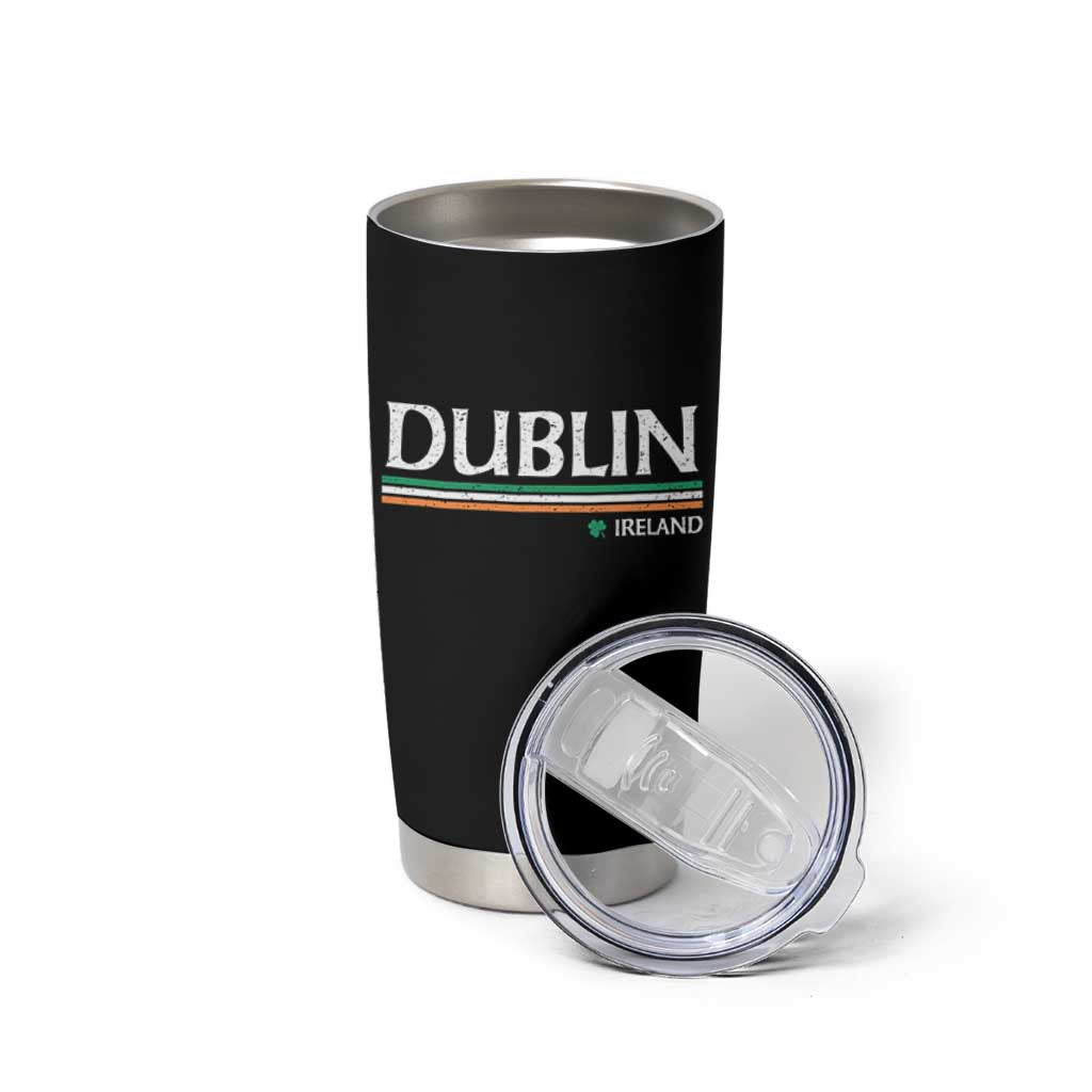 Dublin Ireland Tumbler Cup Ireland Flag Souvenirs St Patricks Day Shamrock