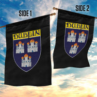 Dublin Ireland Garden Flag The Coat of Arms of Dublin Three Burning Castles