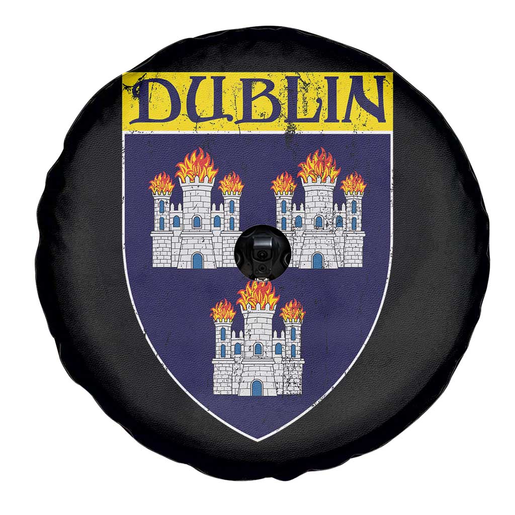 Dublin Ireland Spare Tire Cover The Coat of Arms of Dublin Three Burning Castles