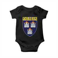 Dublin Ireland Baby Onesie The Coat of Arms of Dublin Three Burning Castles