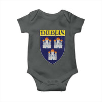 Dublin Ireland Baby Onesie The Coat of Arms of Dublin Three Burning Castles