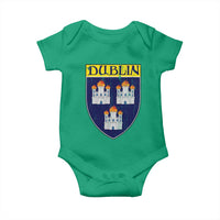 Dublin Ireland Baby Onesie The Coat of Arms of Dublin Three Burning Castles