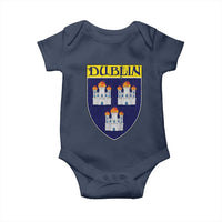 Dublin Ireland Baby Onesie The Coat of Arms of Dublin Three Burning Castles