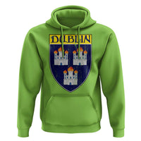 Dublin Ireland Hoodie The Coat of Arms of Dublin Three Burning Castles