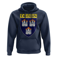 Dublin Ireland Hoodie The Coat of Arms of Dublin Three Burning Castles