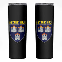 Dublin Ireland Skinny Tumbler The Coat of Arms of Dublin Three Burning Castles