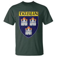 Dublin Ireland T Shirt The Coat of Arms of Dublin Three Burning Castles