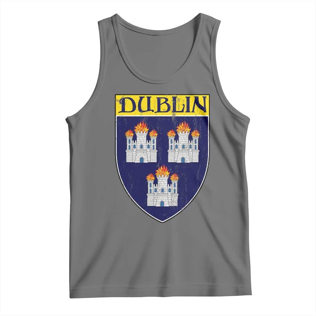 Dublin Ireland Tank Top The Coat of Arms of Dublin Three Burning Castles