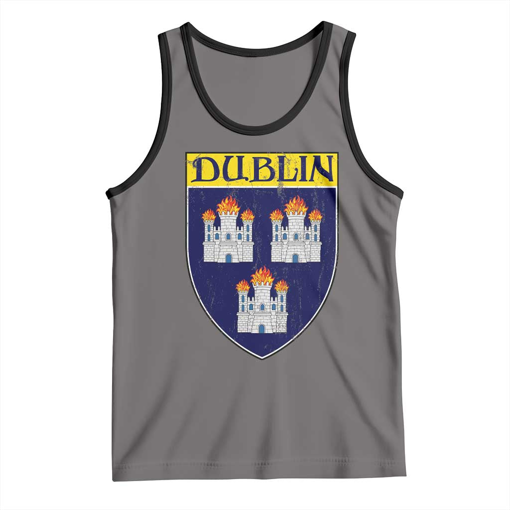 Dublin Ireland Tank Top The Coat of Arms of Dublin Three Burning Castles