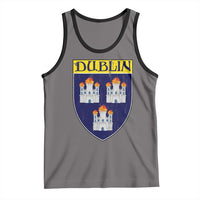 Dublin Ireland Tank Top The Coat of Arms of Dublin Three Burning Castles