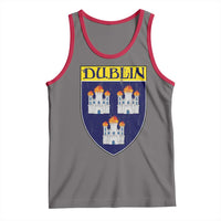 Dublin Ireland Tank Top The Coat of Arms of Dublin Three Burning Castles