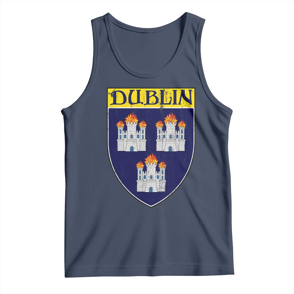 Dublin Ireland Tank Top The Coat of Arms of Dublin Three Burning Castles