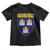 Dublin Ireland Toddler T Shirt The Coat of Arms of Dublin Three Burning Castles