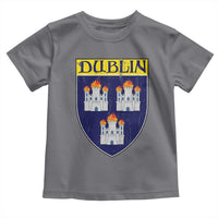 Dublin Ireland Toddler T Shirt The Coat of Arms of Dublin Three Burning Castles