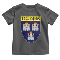 Dublin Ireland Toddler T Shirt The Coat of Arms of Dublin Three Burning Castles