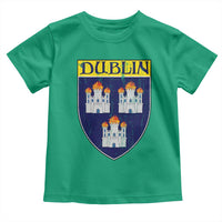 Dublin Ireland Toddler T Shirt The Coat of Arms of Dublin Three Burning Castles
