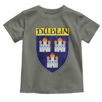 Dublin Ireland Toddler T Shirt The Coat of Arms of Dublin Three Burning Castles