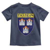Dublin Ireland Toddler T Shirt The Coat of Arms of Dublin Three Burning Castles