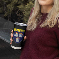 Dublin Ireland Tumbler Cup The Coat of Arms of Dublin Three Burning Castles