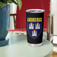 Dublin Ireland Tumbler Cup The Coat of Arms of Dublin Three Burning Castles