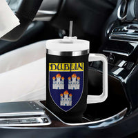 Dublin Ireland Tumbler With Handle The Coat of Arms of Dublin Three Burning Castles
