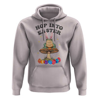 Funny Hop Into Easter Hoodie Easter Day Frog Bunny Egg
