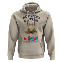 Funny Hop Into Easter Hoodie Easter Day Frog Bunny Egg