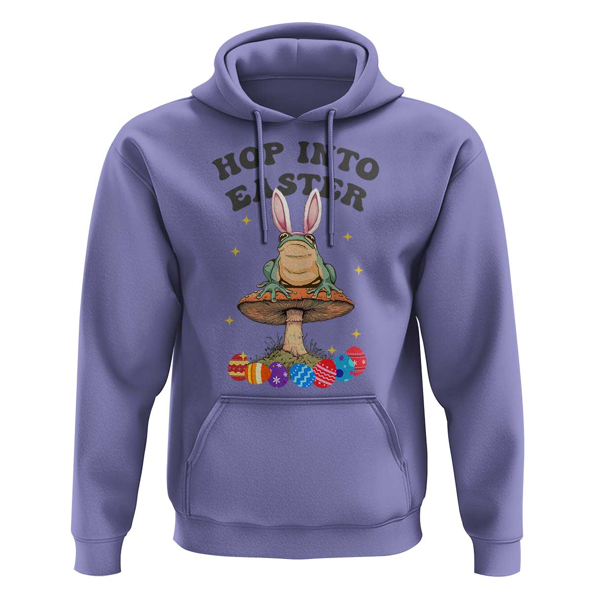 Funny Hop Into Easter Hoodie Easter Day Frog Bunny Egg
