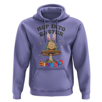Funny Hop Into Easter Hoodie Easter Day Frog Bunny Egg