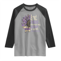 Military Child Month Raglan Shirt Land Of The Free Because My Daddy Is Great Purple Sunflower