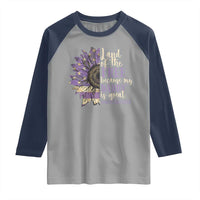 Military Child Month Raglan Shirt Land Of The Free Because My Daddy Is Great Purple Sunflower