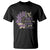 Military Child Month T Shirt Land Of The Free Because My Daddy Is Great Purple Sunflower