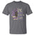 Military Child Month T Shirt Land Of The Free Because My Daddy Is Great Purple Sunflower