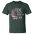 Military Child Month T Shirt Land Of The Free Because My Daddy Is Great Purple Sunflower