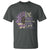 Military Child Month T Shirt Land Of The Free Because My Daddy Is Great Purple Sunflower